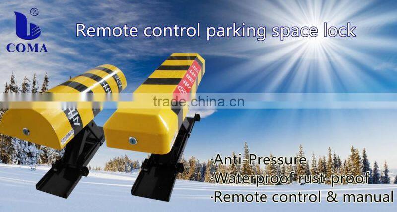 Automatic rising car parking alarm lock