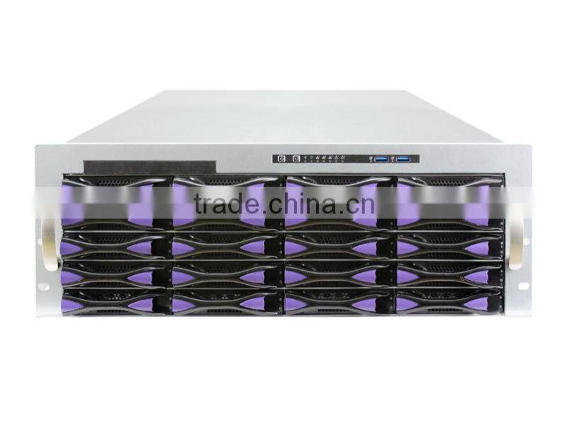ED420H48-T3-E Short Depth 480mm 20 Bay Hot Swap 4U Rack Server Case