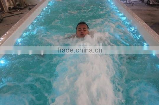 best selling acrylic jetted hydro swimming pool JY8602
