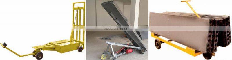 Shuangli lightweight precast concrete hollow core slab molding machine; prestressed hollow core wall panel extruder