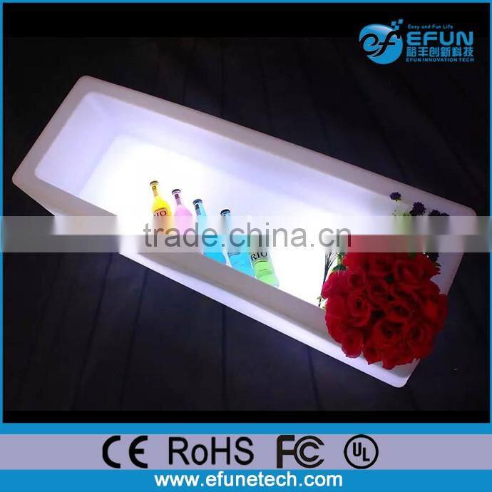 outdoor rgb color changing led ice bucket wine bottle holder,party/event /salon led ice cooler