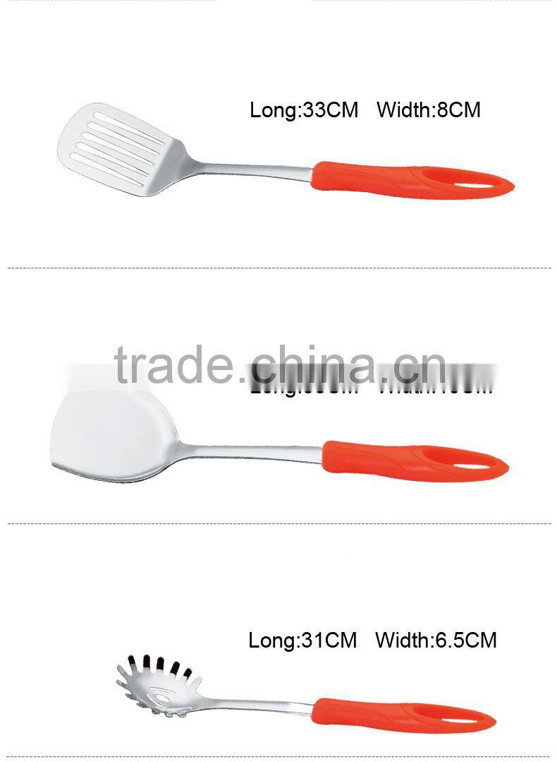 stainless steel kitchenware 2015 style high Quality with plastic handle Cookware/modern kitchen designs7PCS/SET S48