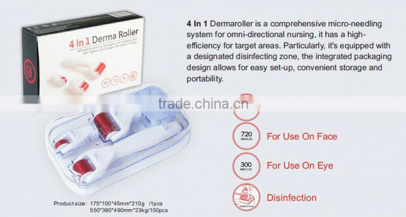 DRS 4 IN 1 DermaRoller with Desinfecting Basin