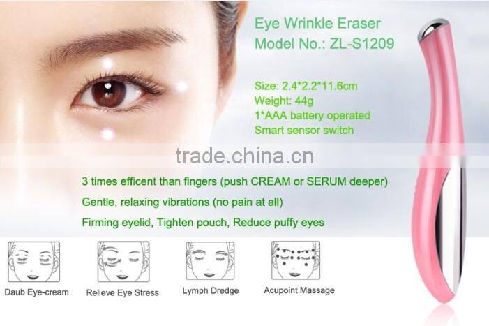 OEM mini portable eye massager vibrator / eye masage pen / electric massager