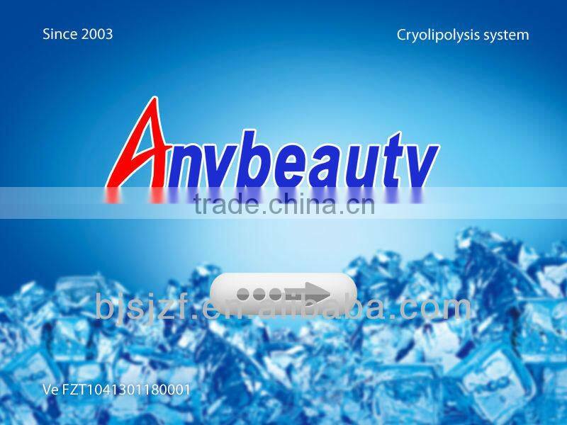 Vertical handles cryolipolysis fat freezing weight loss equipment SL-4