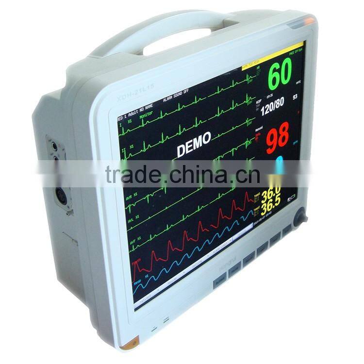 Medical Devices 15 inch display digital multi-parameter patient monitor fda approved