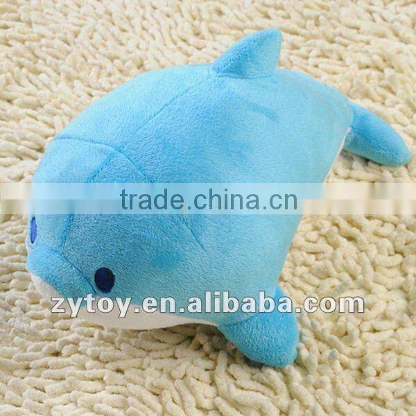 Romantic custom plush U shaped neck pillow /soft dolphin pillow