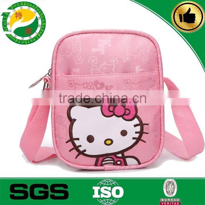 little girl's kitty satchel bag