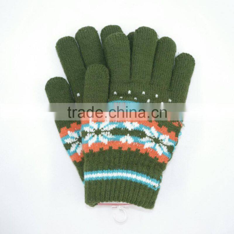 brushed warm knit gloves (in stock)