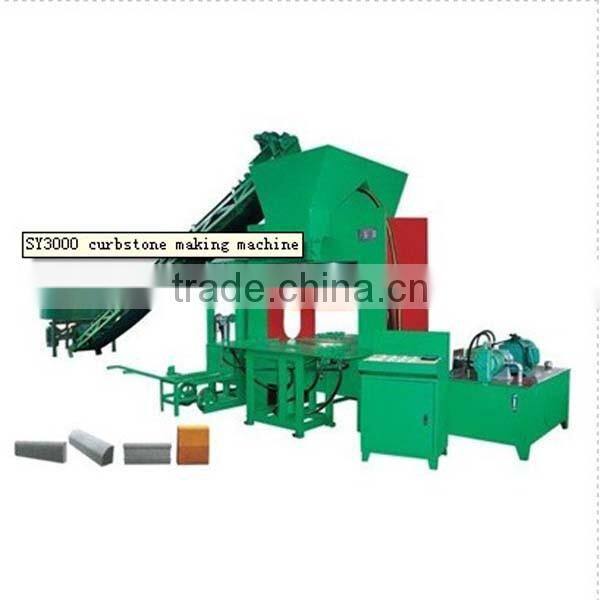 Shengya Brand SY3000 automatic hydraulic curb stone machine in China price best selling product in Africa