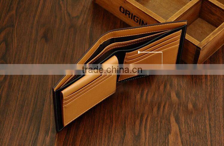 Very Cool Men's Leather Bifold Credit Card Holder Clutch Wallet Slim Purse Handbag