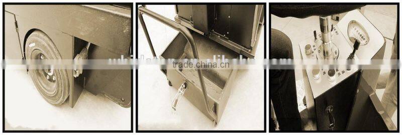 whirlston sweeping cart with wheels