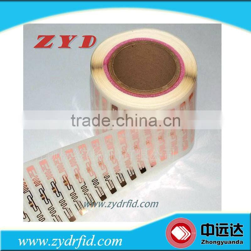 UHF & HF rfid dry/wet inlay rfid sticker tags