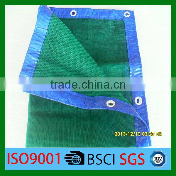 Made by factory in China with printed logo flame retardant scaffolding net