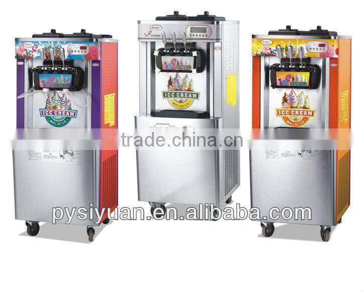 china CE certification commercial electric soft serve ice cream machine /hard ice cream machine / yogurt machine for sale