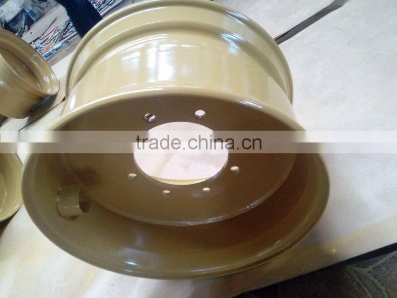 9.75X16.5 Zhejiang black agricultural steel wheels