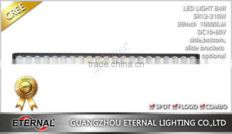 210W car light bar automotive offroad 4x4 high power roof rack light bar marine boat flood super bright lamp