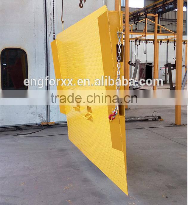CRSN8 Container ramp for forklift warehouse dock plate