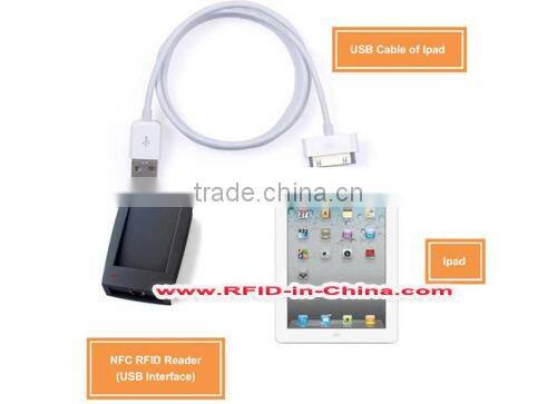 OEM RS232 Bluetooth RFID Credit Card Device for RFID Credit Card, Student Card, Payment Card Reader