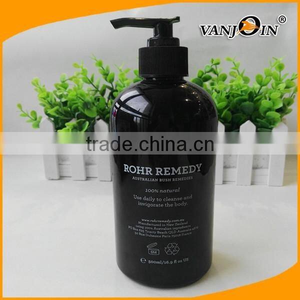 120ML White PET Pressure Pump Plastic Bottle for Cosmetic Toiletries Liquid Container