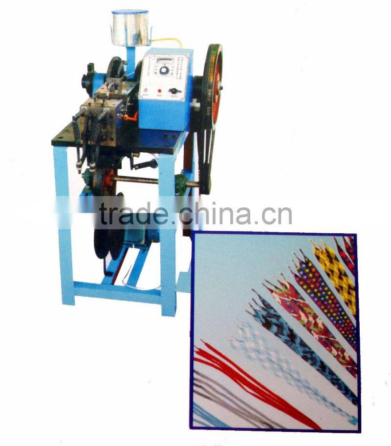 Semi-automatic shoe/handbag lace aglet tipping machine