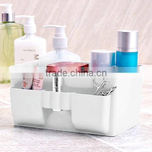 desktop cosmetic storage case/ Home Category storage box cosmetic Desktop-white