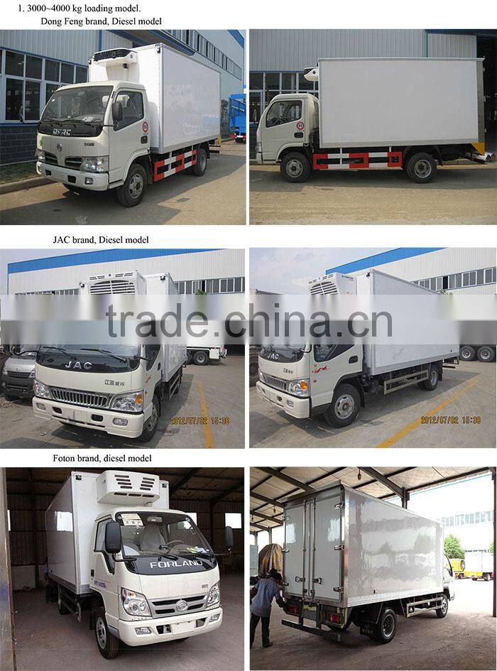 3 ton refrigerated freeze truck