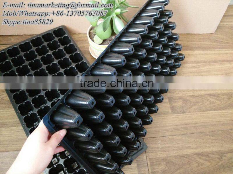 Hot Selling High Quality 72 Cell Plug PS Plastic Material Seed Plant Nursery Growing Tray for Gardening