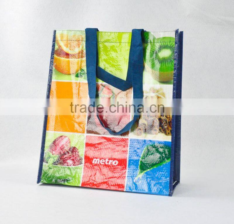 Custom PP Woven Lamination Bag Promotional Shopping Bag