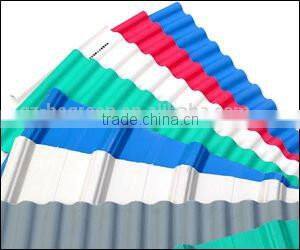 1130mm wide PVC tiles for sale, PVC celling ties for factory construction,PVC trapezoidal sheet