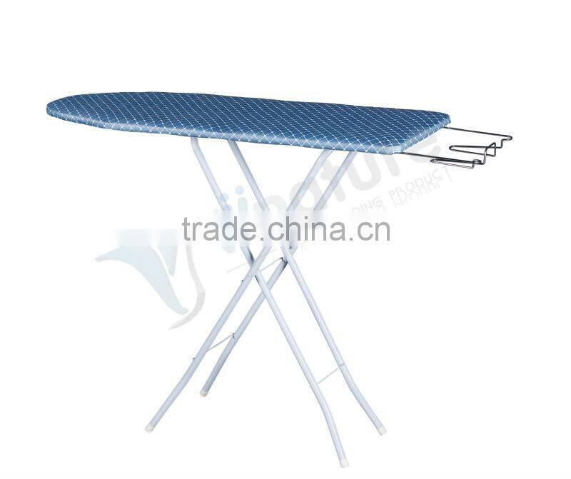 wooden ironing board iron table
