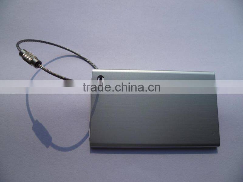 Custom Design Airplane Shape Luggage Tag