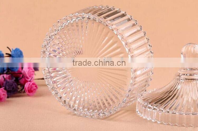 Wholesale glass chinese new year candy box with lid