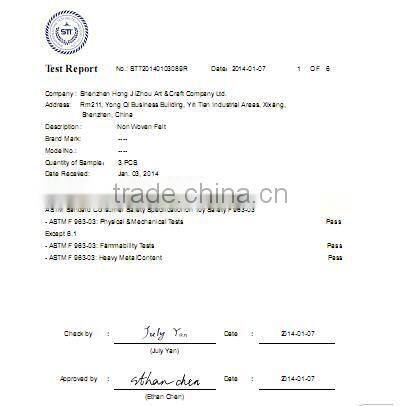 #14052611 customized stylish felt wine bag