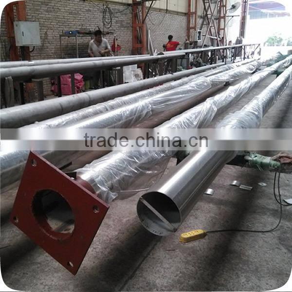 Electric Commercial Outdoor Taper Stainless Steel Flag Pole