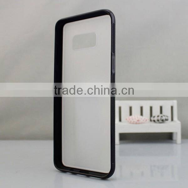 TPU frame matte creative mobile phone back cover for samsung s8 plus
