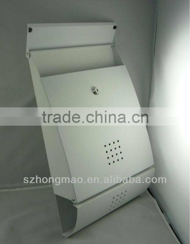 Budget Post box Galvanized steel weather proof mail boxes HPB016 GS