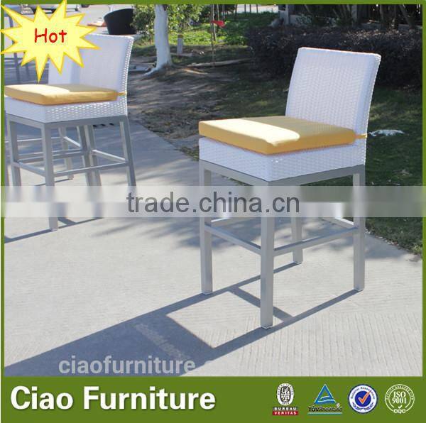 modern design white rattan garden furniture