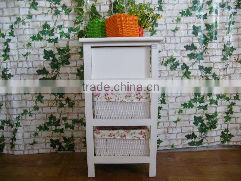 country style modern design tall white wooden cabinet with carve 1wave drawer,3drawer wooden drawer