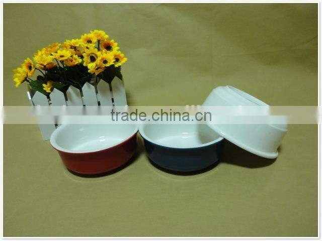 2014 Alibaba sale round shape baby white ceramic soup bowl