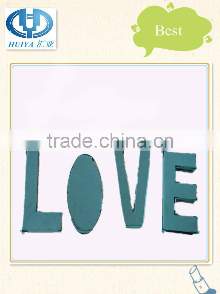 LOVE shape Floral Form for wedding