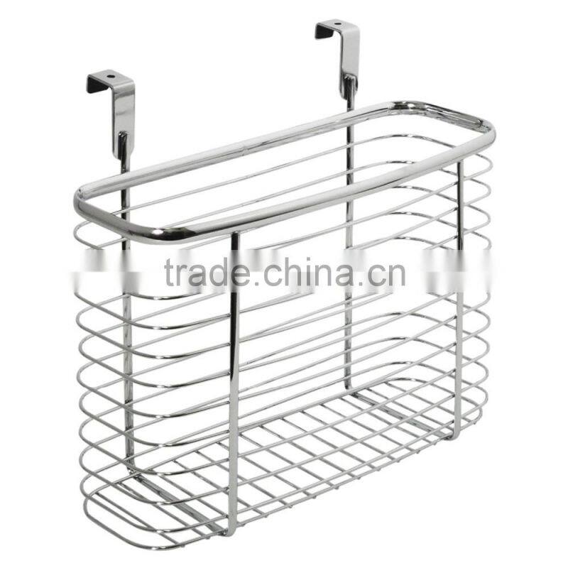 Store More Iron Wire Kitchen Storage Basket For Garbage Bags