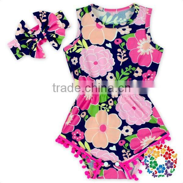 Infant Girls Boutique 1 Headband And 2 Anklet Embroidery Butterfly Bow Headband Set