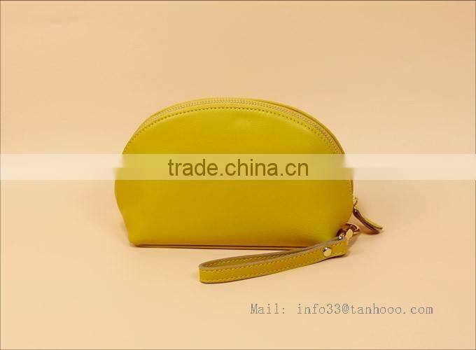 Personalized A++++ soft leather cosmetic bag ,pvc cosmetic bag with cheaper price beauty fashion make up bag