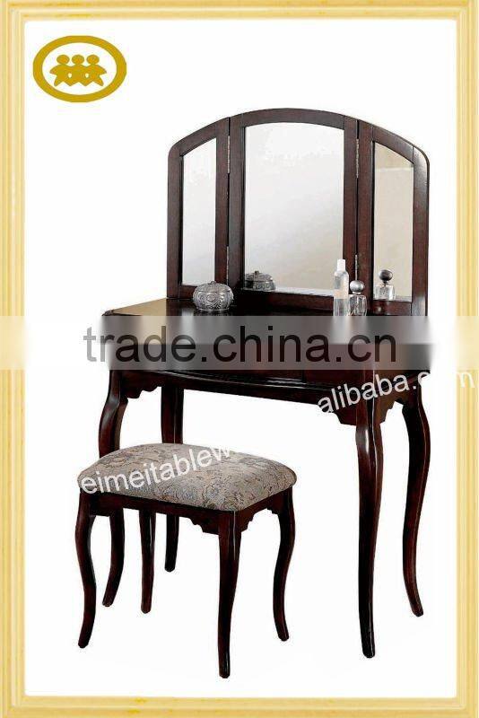 home furniture side table with mirror