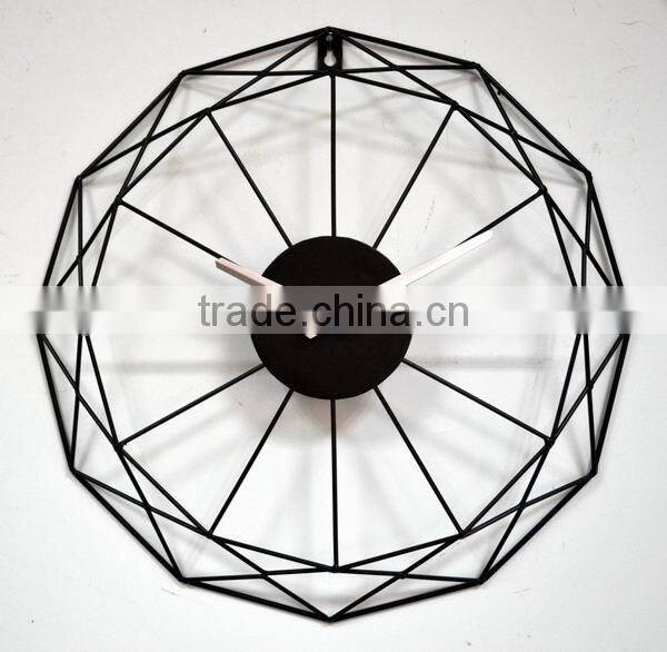 Metal simple wall clock