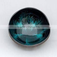 Handmade Lacquer coconut shell bowl 100% made in Vietnam / hand painted lacquer bowl