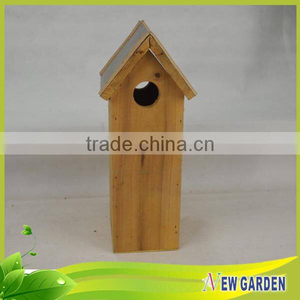 Good Services Cheap Square Orange Wooden Plant Pot Cover