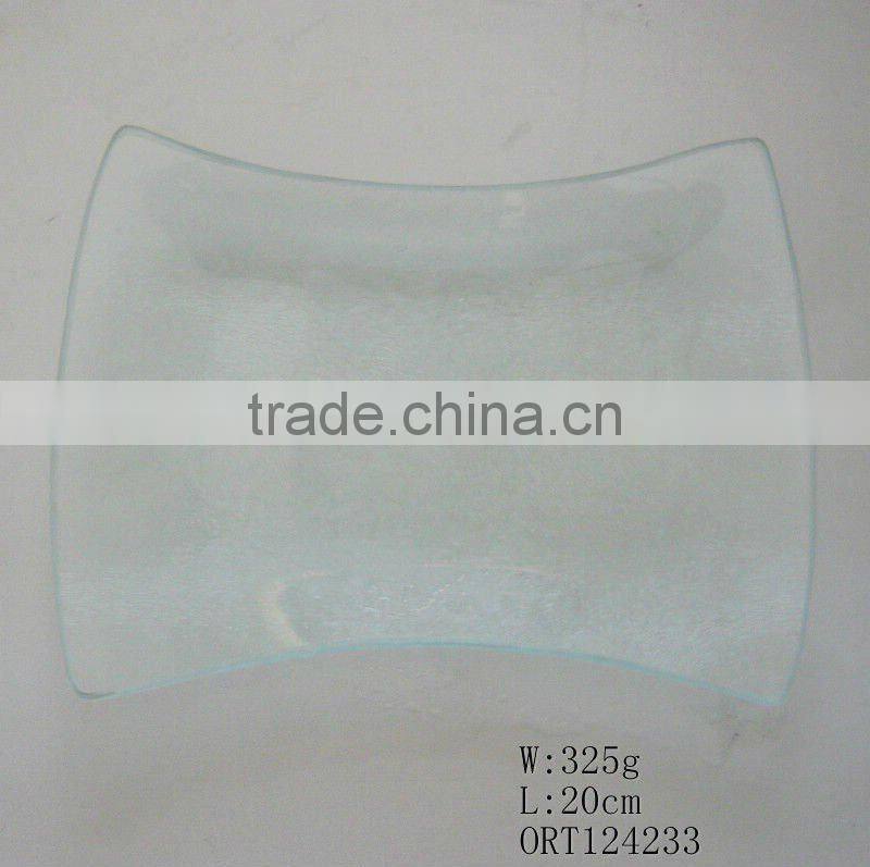 fancy glass plate