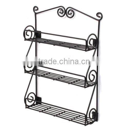 Metal Scroll Condiment Stand Holder